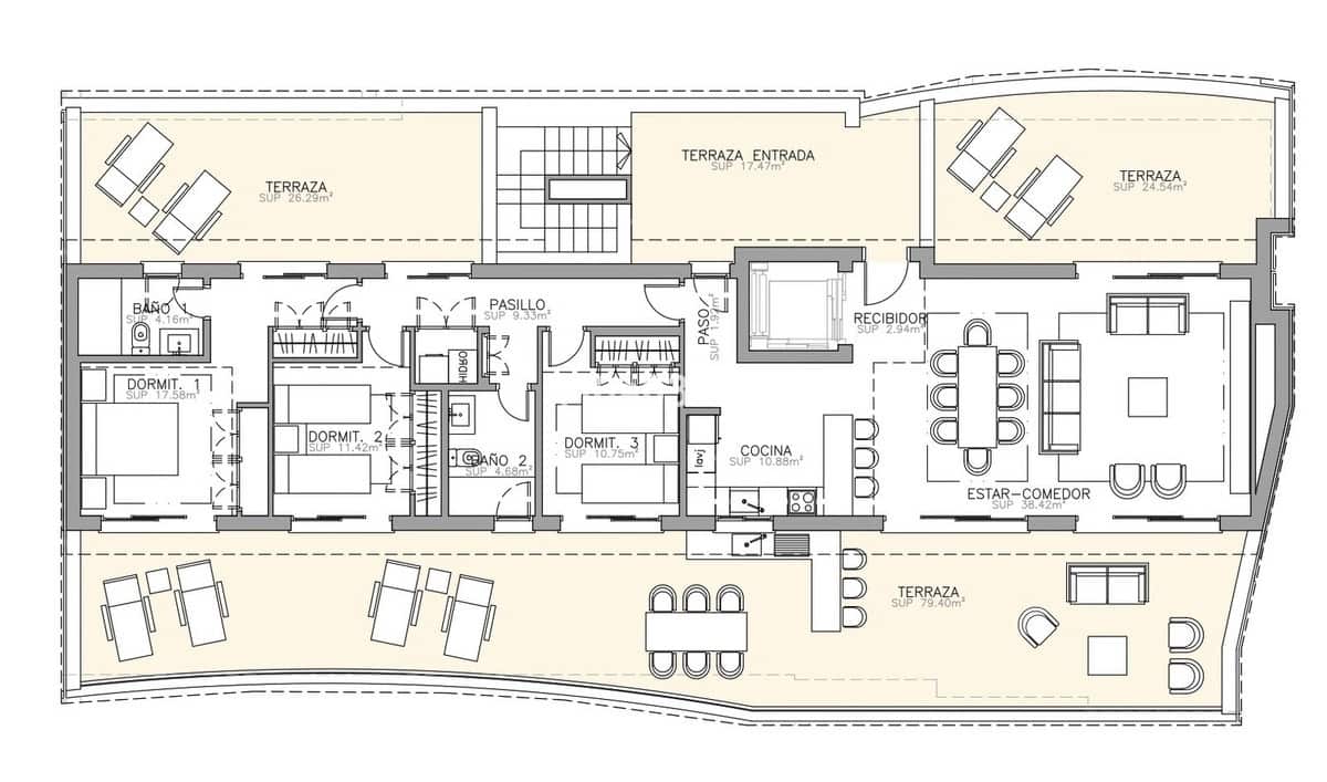 3 sypialnia Penthouse na sprzedaż w San Pedro de Alcantara z basenem garażem - 1 450 000 € (Ref: 9397023)
