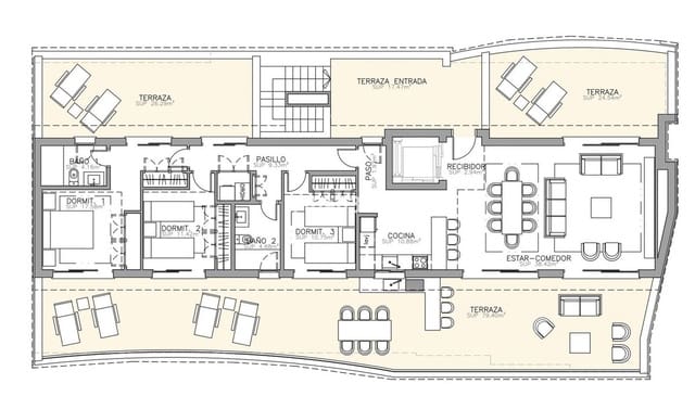 Ático de 3 habitaciones en San Pedro de Alcantara, Marbella en venta con piscina garaje - 1.450.000 € (Ref: 9397023)
