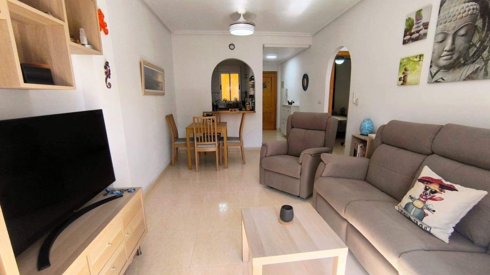 2 soveværelse Lejlighed til salg i Algorfa med swimmingpool - € 125.000 (Ref: 10035809)