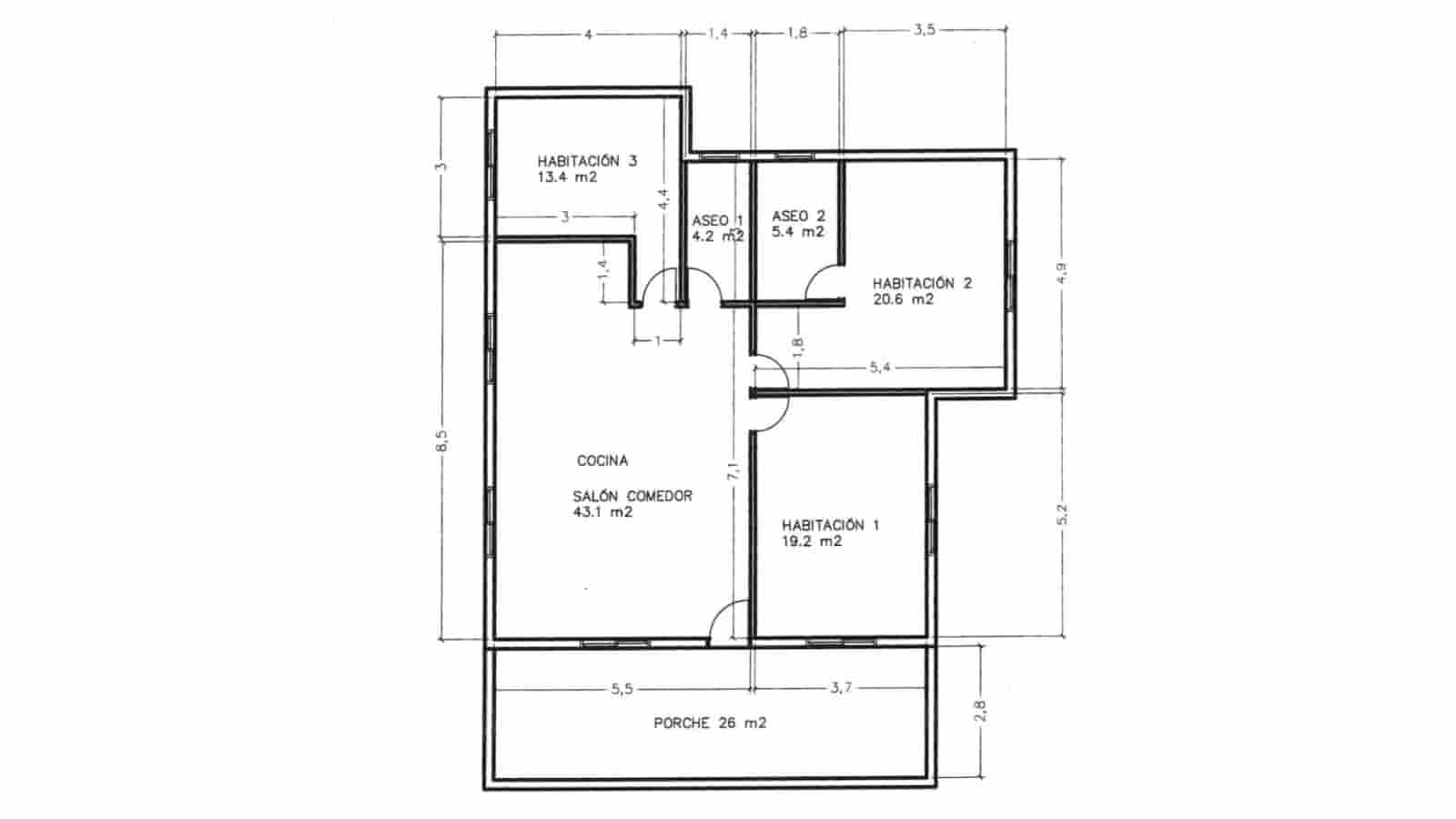 4 sovrum Finca/Hus på landet till salu i Dolores med pool garage - 560 000 € (Ref: 9542537)