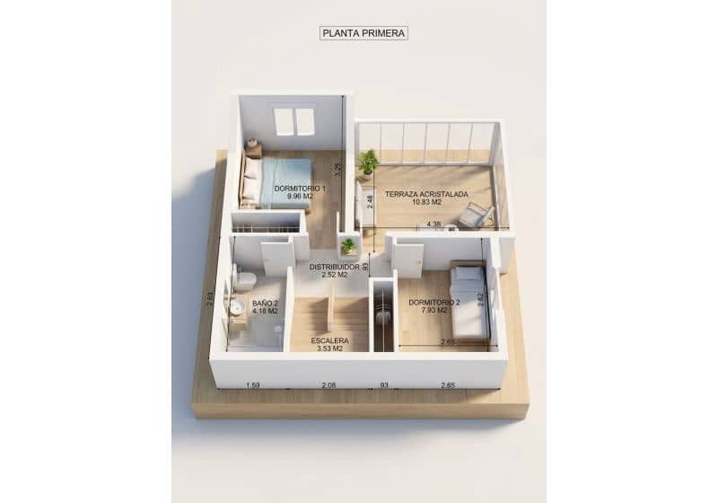 2 soverom Hus til salgs i Playa Flamenca med svømmebasseng - € 309 000 (Ref: 9872541)