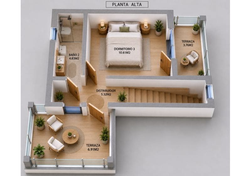 3 sovrum Radhus till salu i Orihuela Costa med pool - 270 000 € (Ref: 9874392)
