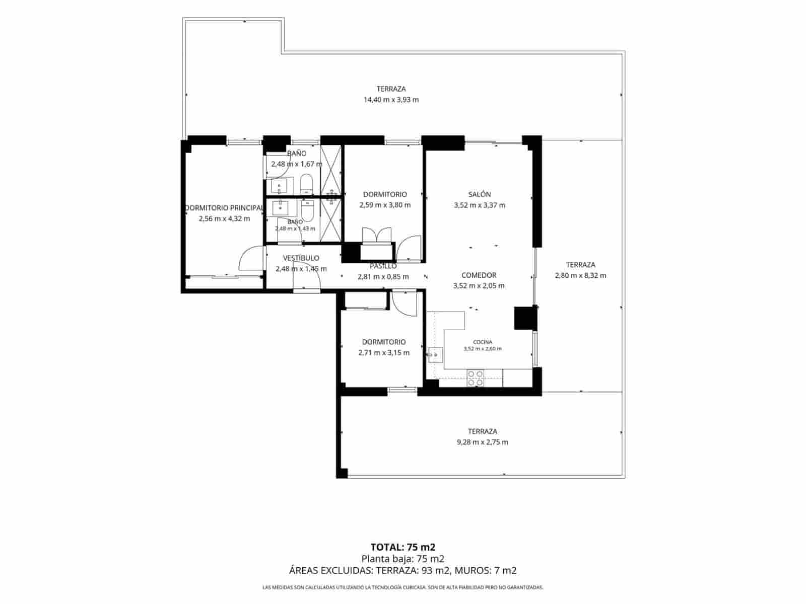 3 soverom Penthouse til salgs i Denia med svømmebasseng garasje - € 579 000 (Ref: 10171561)