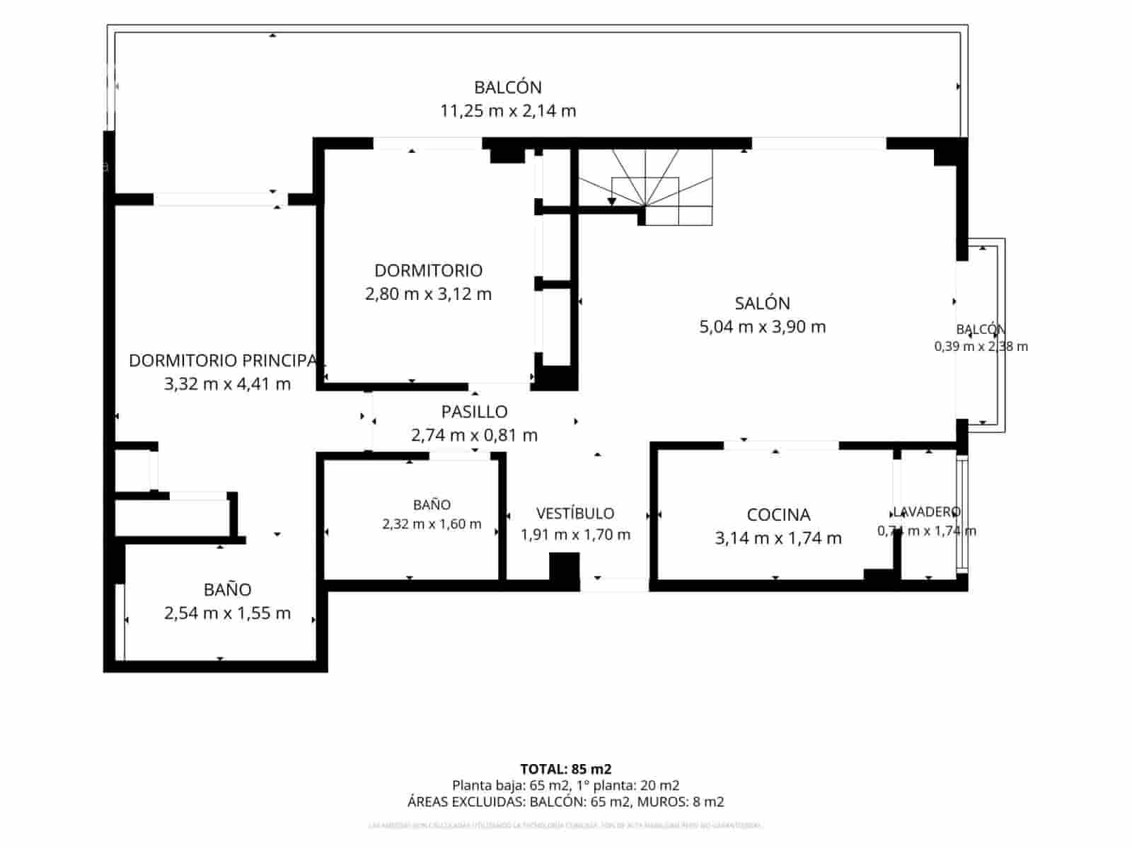 3 soverom Penthouse til salgs i Arenal med svømmebasseng garasje - € 775 000 (Ref: 10174699)