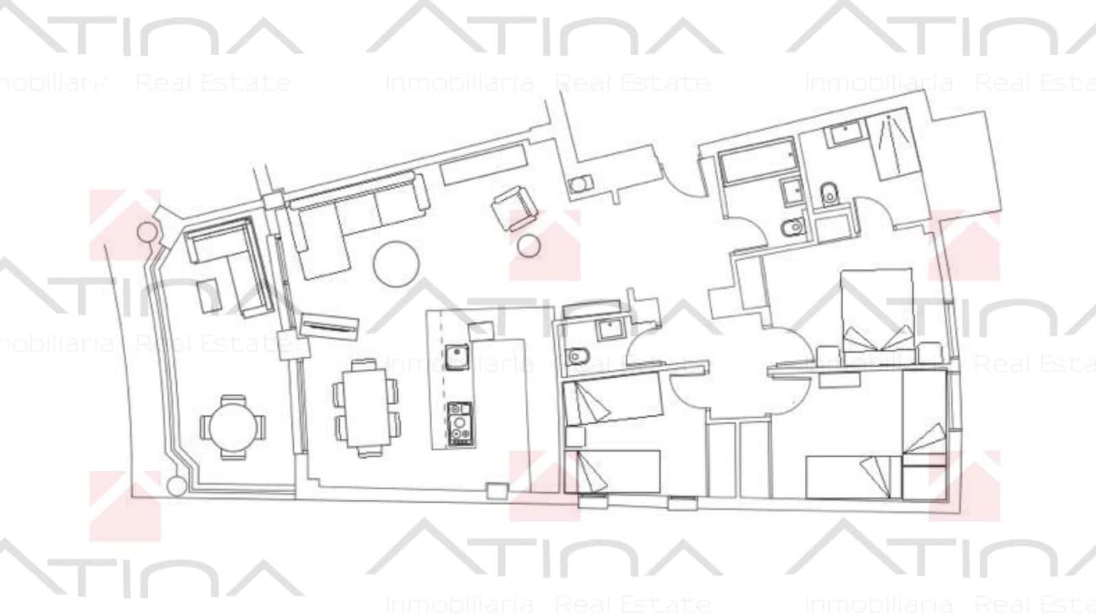 3 sypialnia Apartament na sprzedaż w Arenal z basenem garażem - 680 000 € (Ref: 6091091)