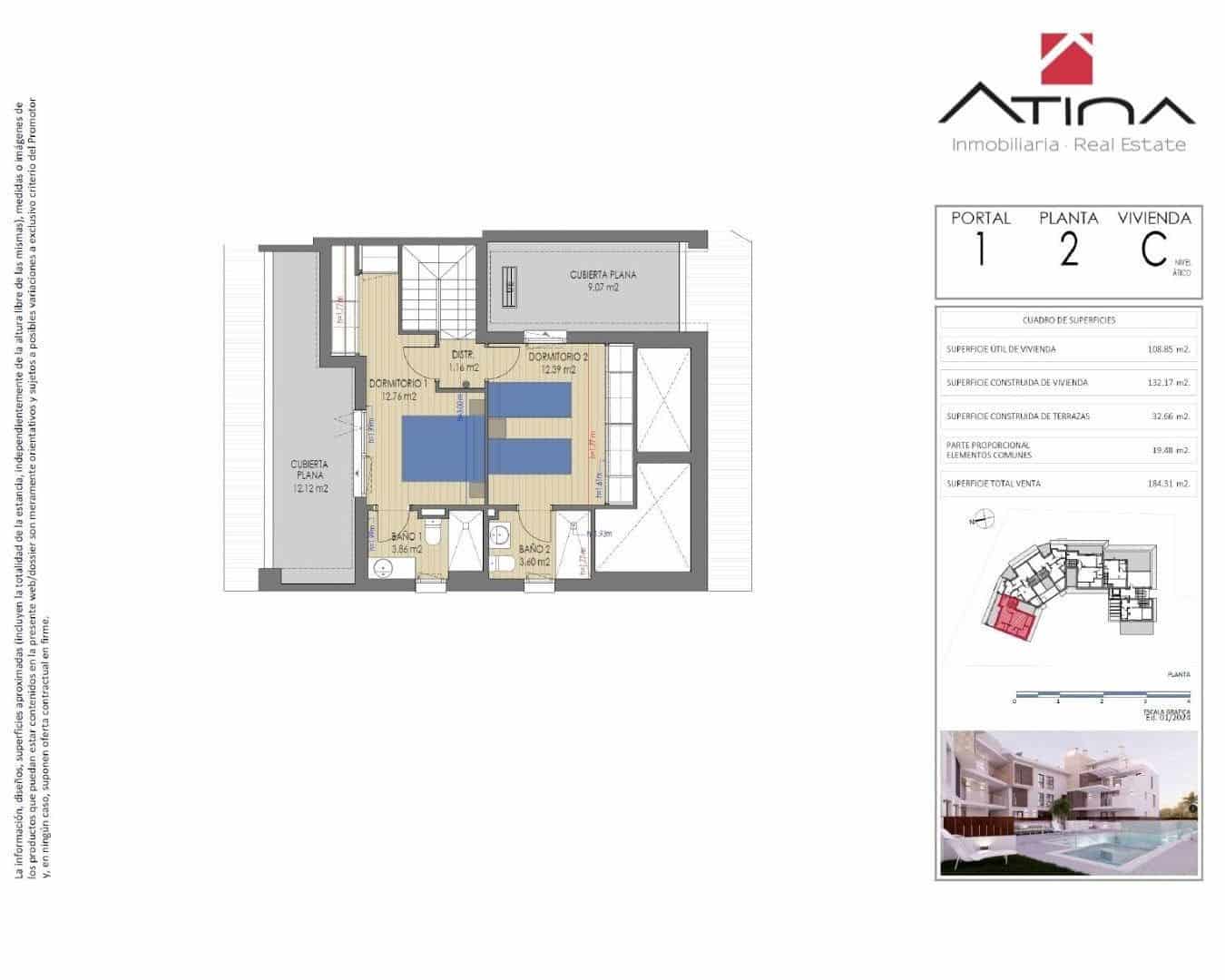 Ático de 4 habitaciones en Javea / Xàbia en venta con piscina garaje - 647.000 € (Ref: 8454933)