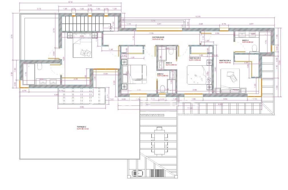 5 sypialnia Willa na sprzedaż w Benitachell / Benitatxell z basenem garażem - 1 045 000 € (Ref: 8506019)