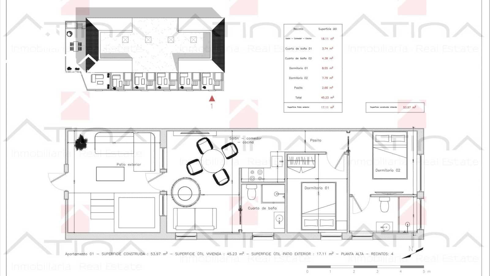 2 sovrum Radhus till salu i Javea / Xabia med pool - 268 000 € (Ref: 8672130)
