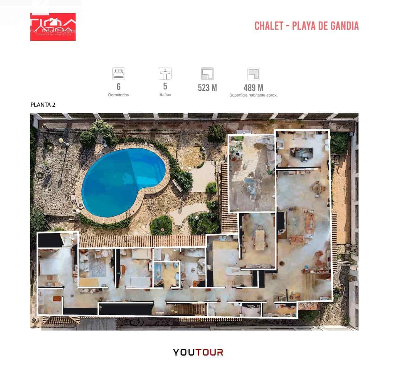 7 soveværelse Villa til salg i Gandia med swimmingpool garage - € 850.000 (Ref: 8682498)