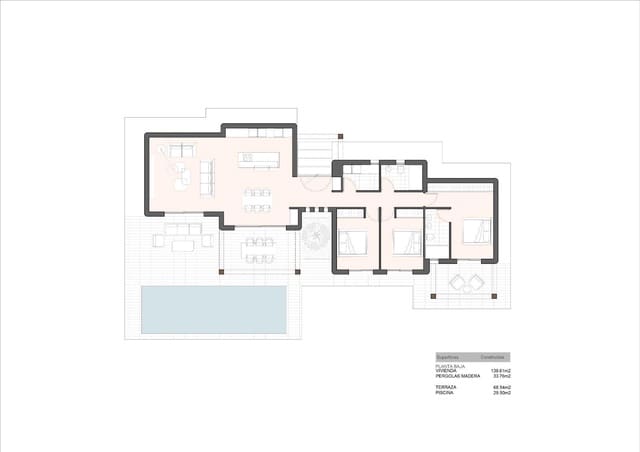 3 camera da letto Villa in vendita in Benissa con piscina garage - 890.000 € (Rif: 8841065)