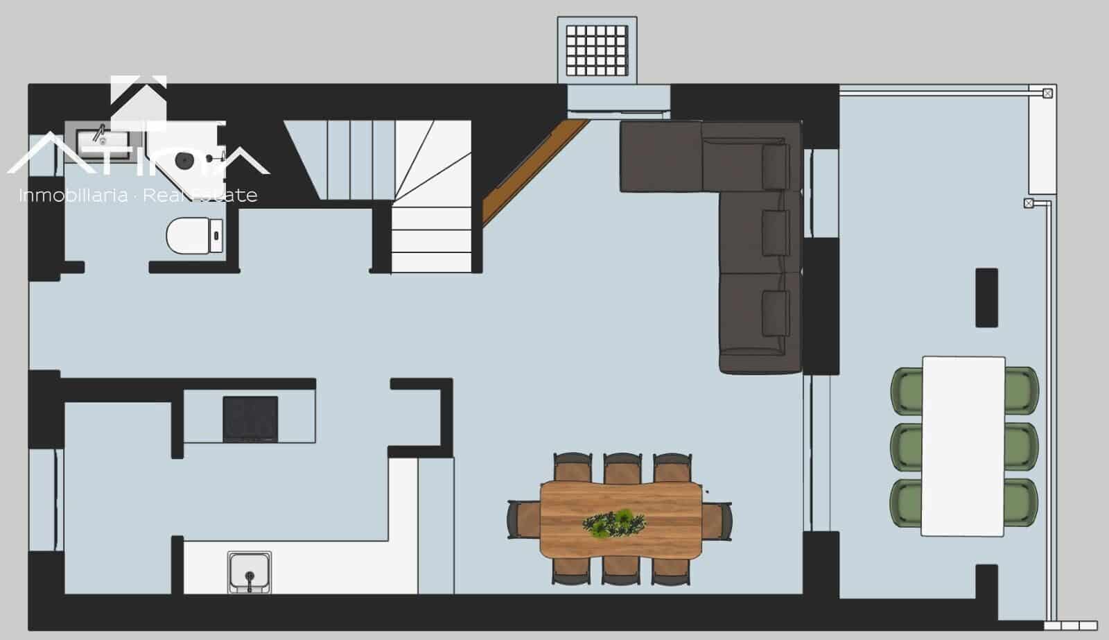 3 soveværelse Rækkehus til salg i Pedreguer med swimmingpool - € 315.000 (Ref: 8934945)
