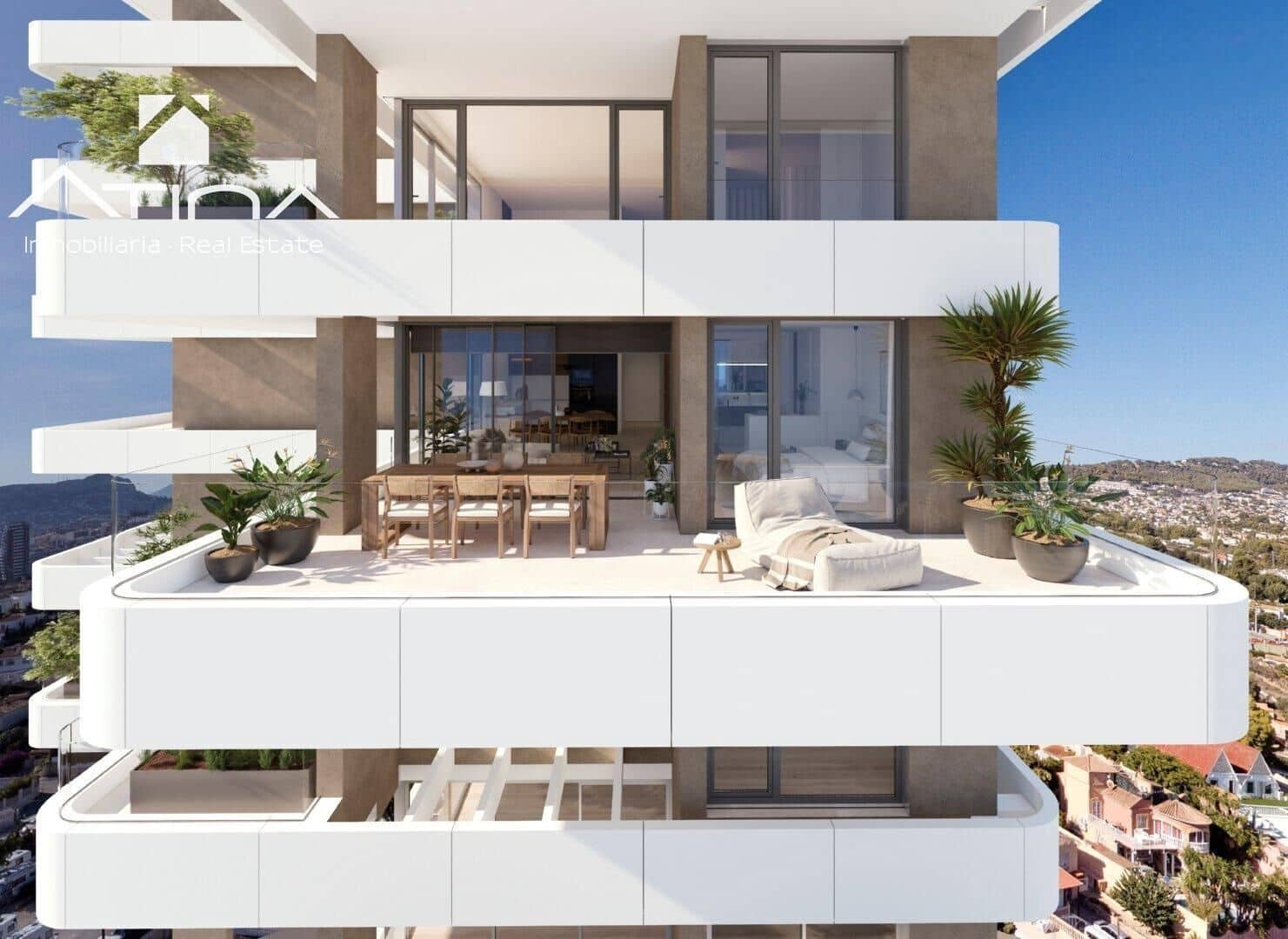 3 quarto Apartamento para venda em Calpe / Calp com piscina garagem - 767 000 € (Ref: 8954229)