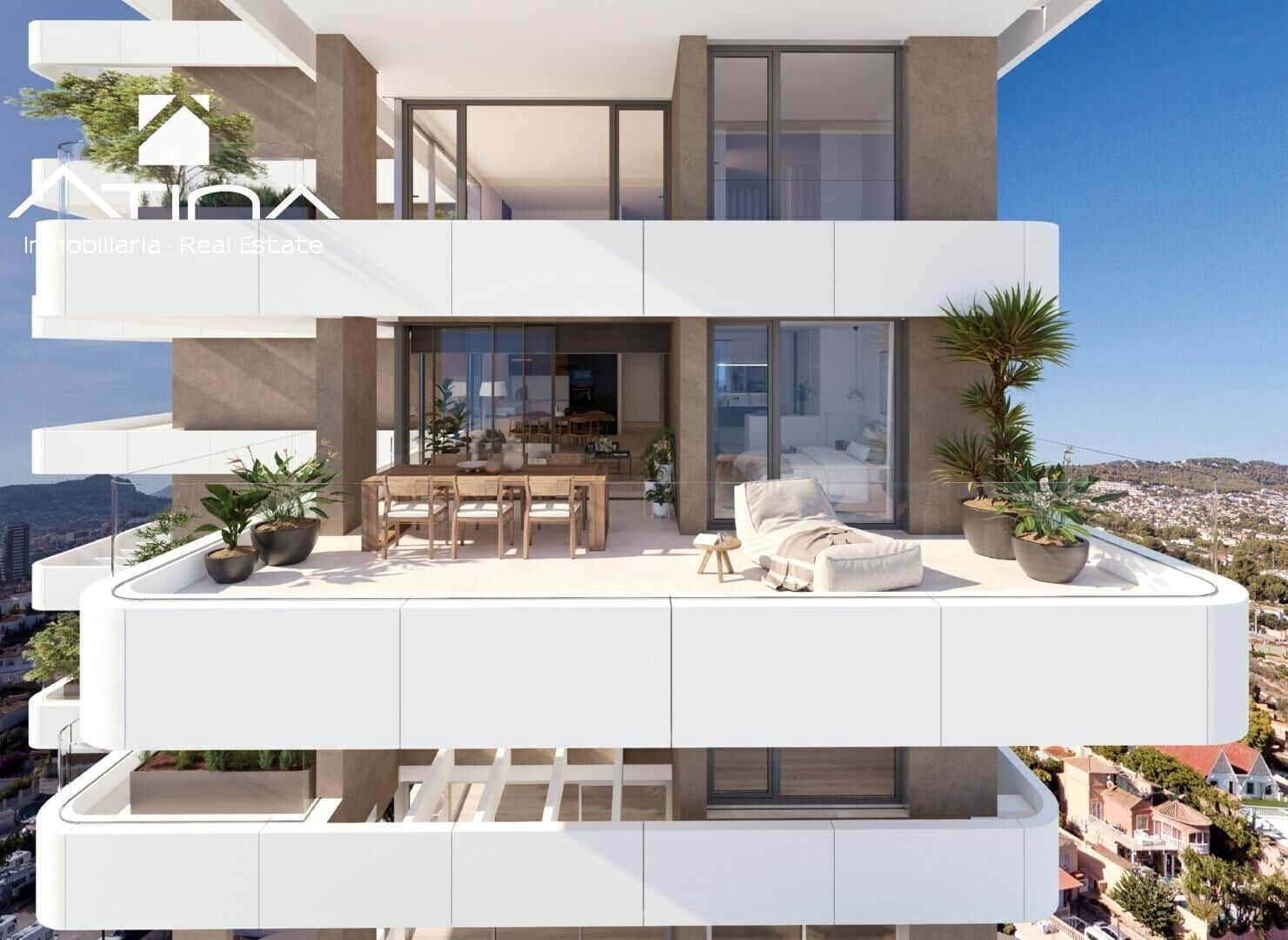 3 chambre Appartement à vendre à Calpe / Calp avec piscine garage - 904 000 € (Ref: 8957309)