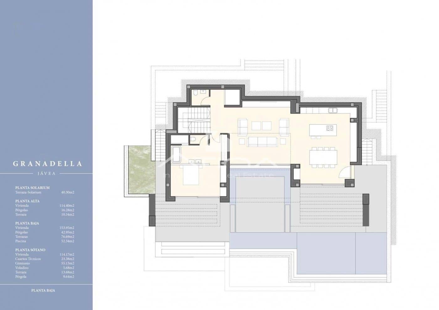5 makuuhuone Huvila myytävänä paikassa Javea / Xabia mukana uima-altaan 
autotalli - 4 500 000 € (Ref: 9110493)