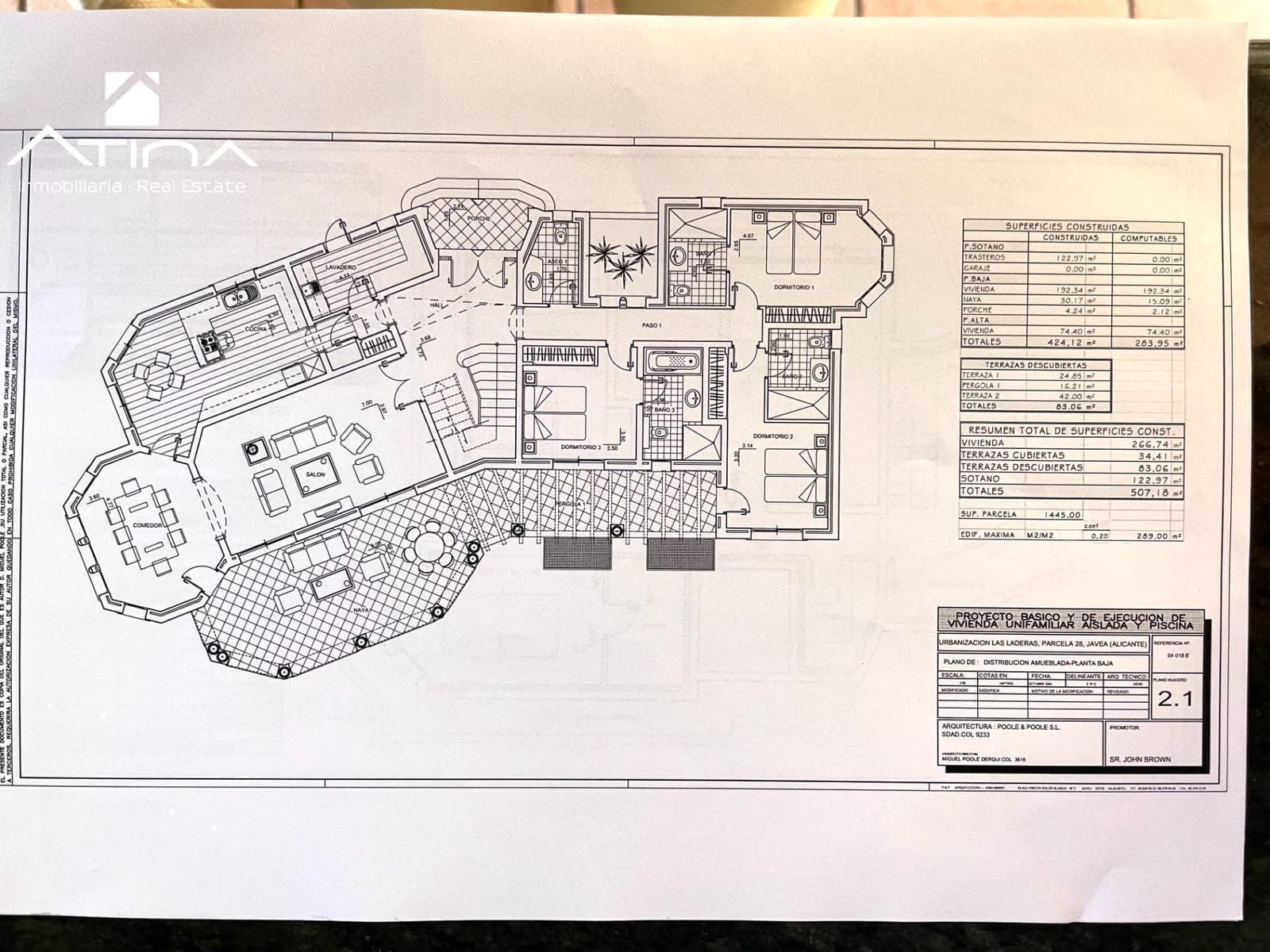 7 quarto Moradia para venda em Javea / Xabia com piscina garagem - 1 500 000 € (Ref: 9112515)