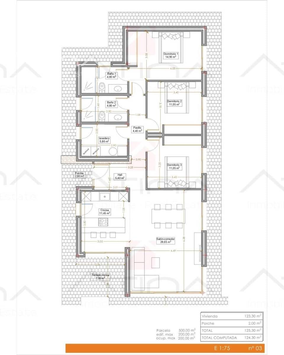 3 chambre Villa/Maison à vendre à Els Poblets avec piscine garage - 595 000 € (Ref: 9197904)