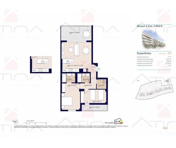 2 bedroom Apartment for sale in El Vergel / Verger with pool garage - € 344,000 (Ref: 9217667)