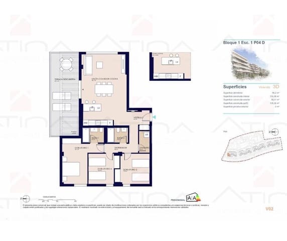 Apartamento de 3 habitaciones en El Vergel / Verger en venta con piscina garaje - 476.000 € (Ref: 9220168)