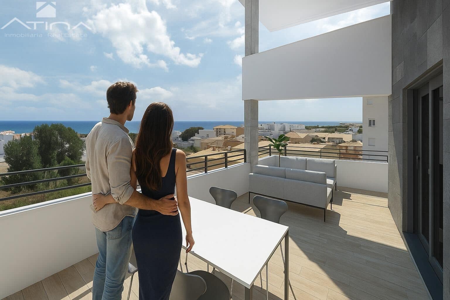 3 soverom Penthouse til salgs i Oliva med svømmebasseng - € 424 350 (Ref: 9321790)