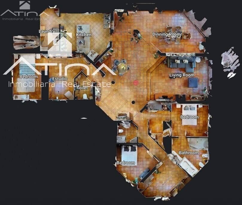 6 makuuhuone Huvila myytävänä paikassa Denia mukana uima-altaan 
autotalli - 1 200 000 € (Ref: 9356086)