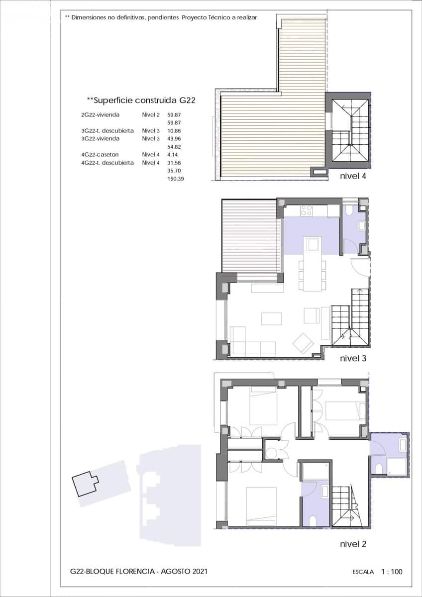 3 soveværelse Penthouse til salg i Javea / Xabia med swimmingpool - € 1.350.000 (Ref: 9419612)
