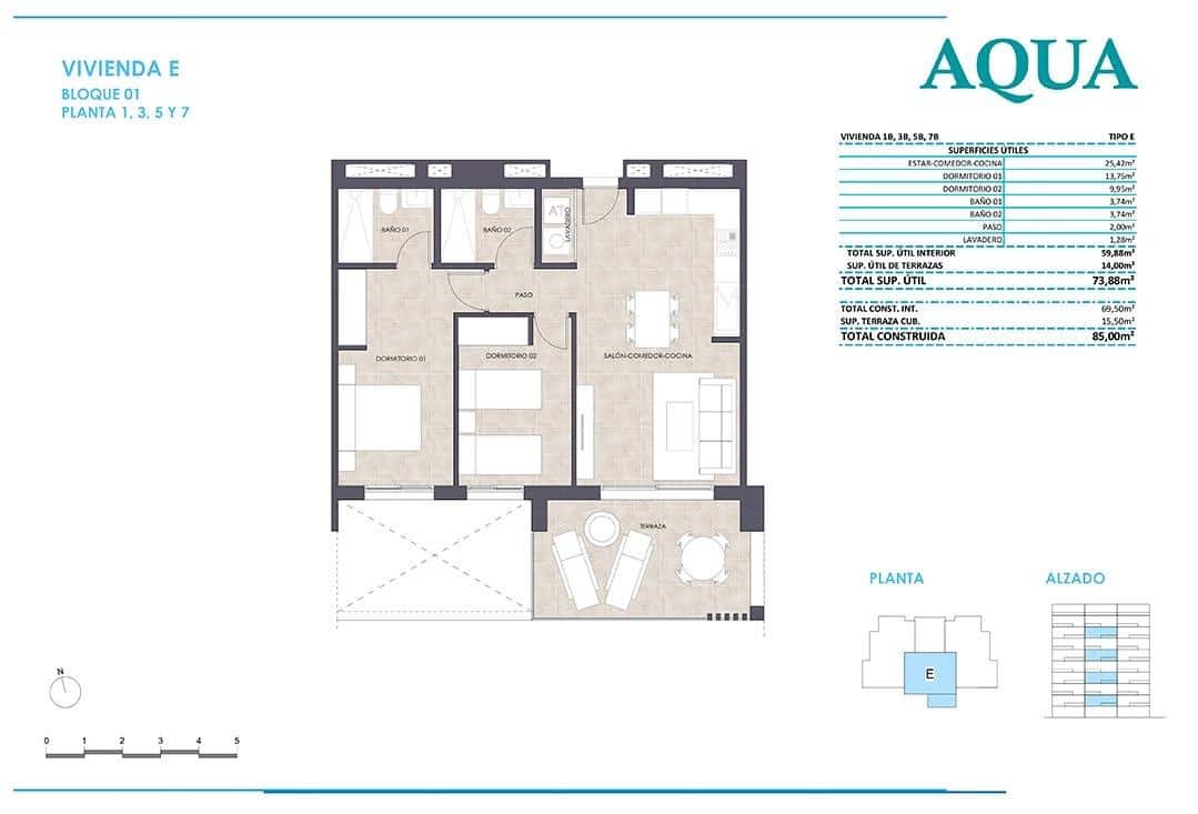 2 bedroom Apartment for sale in Calpe / Calp with pool - € 397,500 (Ref: 9497564)