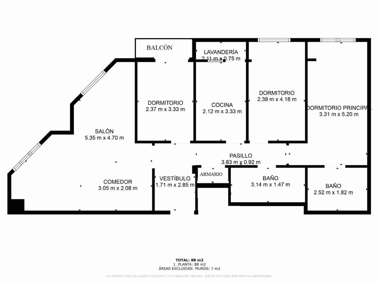 3 slaapkamer Flat te koop in Alqueria de la Comtessa - € 95.000 (Ref: 9596387)