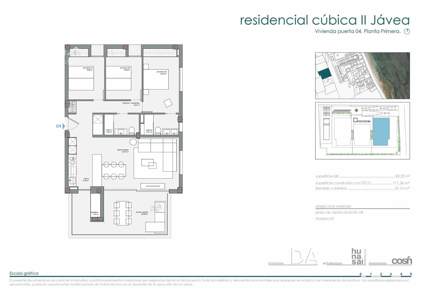 3 soveværelse Lejlighed til salg i Javea / Xabia med swimmingpool - € 650.000 (Ref: 9735781)
