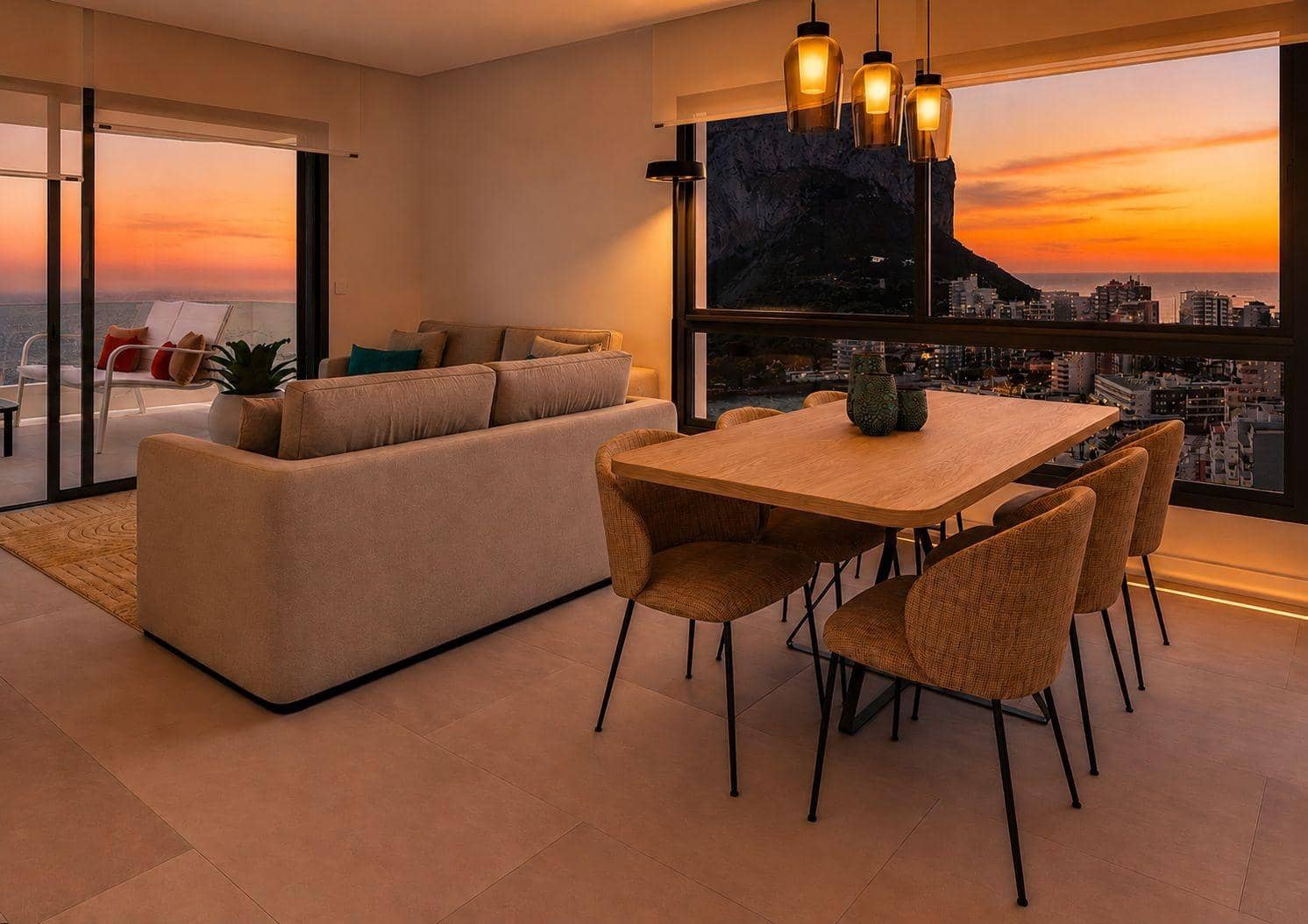 3 makuuhuone Kattohuoneisto myytävänä paikassa Calpe / Calp mukana uima-altaan - 1 710 000 € (Ref: 9849626)