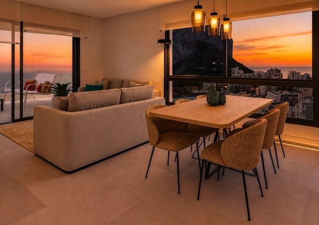 3 makuuhuone Kattohuoneisto myytävänä paikassa Levante - Playa Fossa, Calpe / Calp mukana uima-altaan - 1 710 000 € (Ref: 9849626)