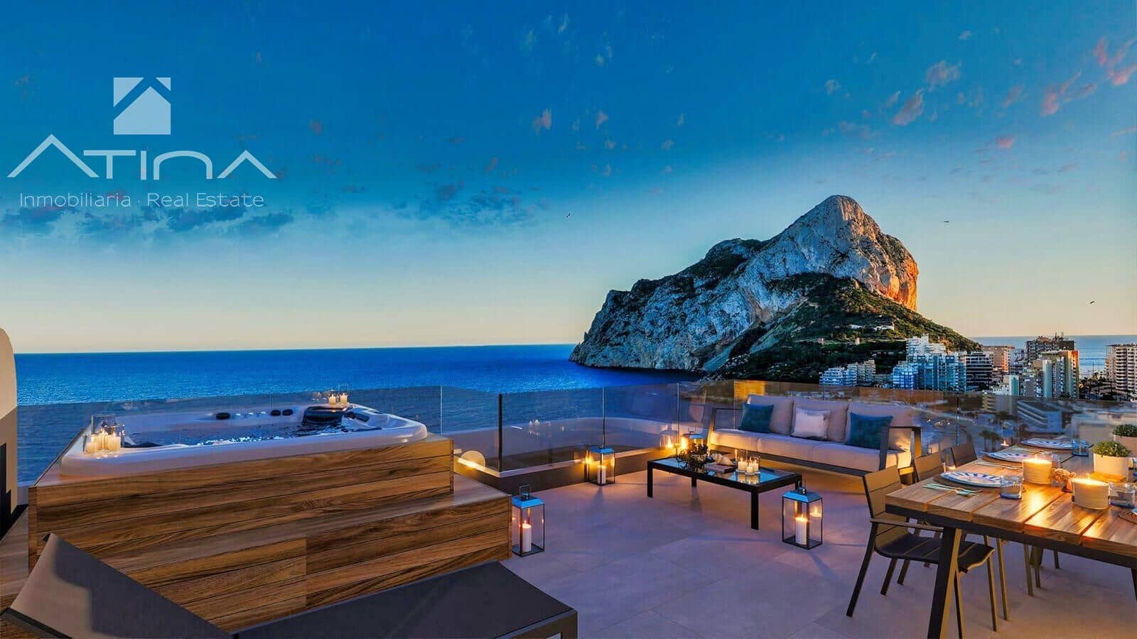 3 bedroom Penthouse for sale in Calpe / Calp with pool - € 1,315,000 (Ref: 9849628)