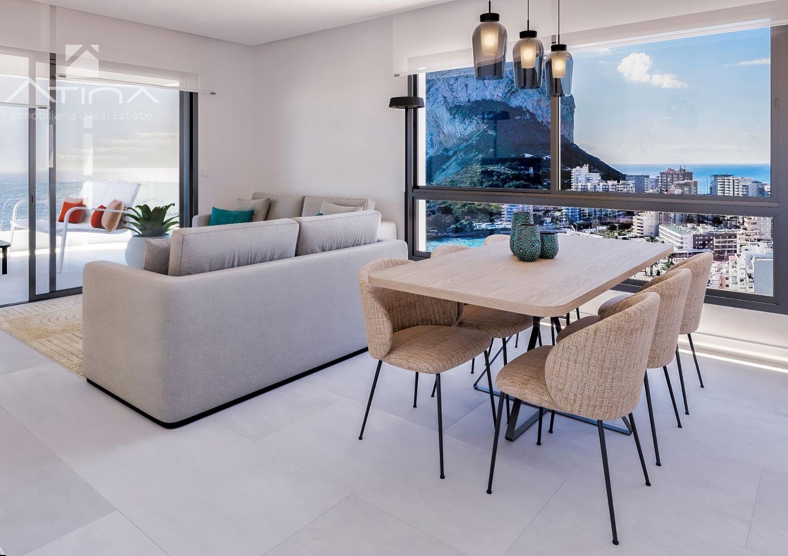 2 makuuhuone Huoneisto myytävänä paikassa Calpe / Calp mukana uima-altaan - 672 000 € (Ref: 9849630)
