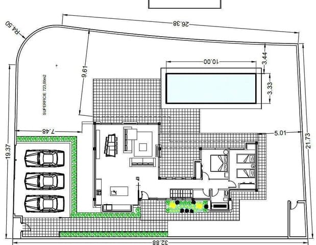 4 soverom Villa til salgs i Dénia med svømmebasseng garasje - € 1 350 000 (Ref: 6856003)
