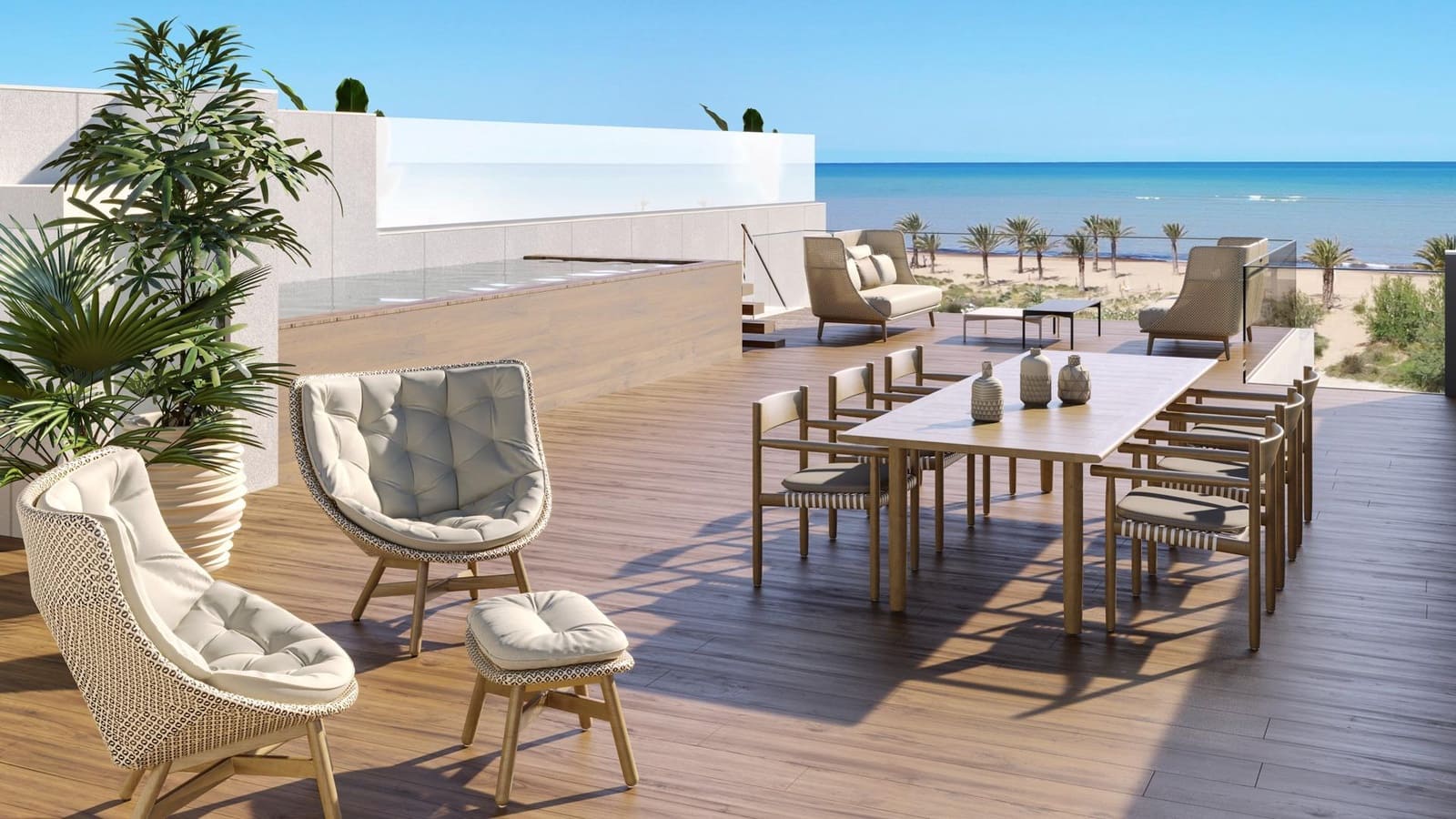 2 makuuhuone Huoneisto myytävänä paikassa Denia mukana uima-altaan 
autotalli - 759 000 € (Ref: 9208453)