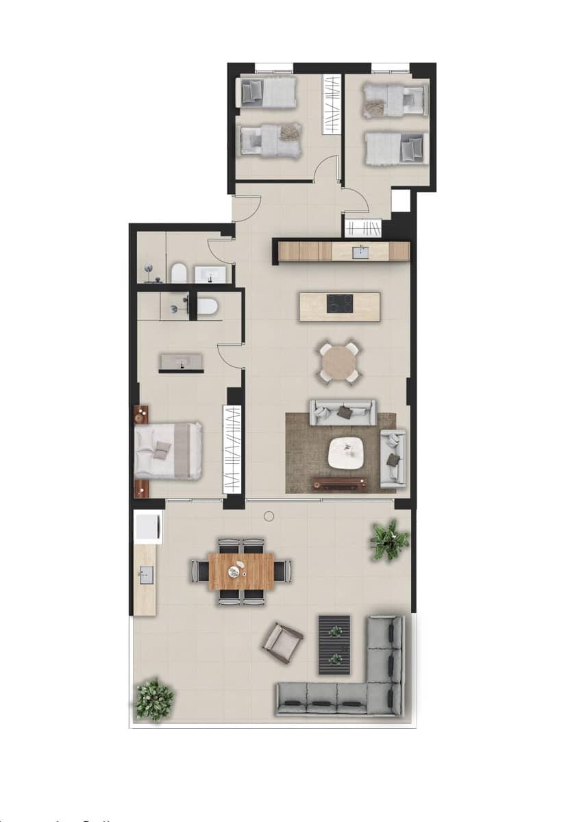 3 Zimmer Apartment zu verkaufen in La Sella mit Pool - 495.000 € (Ref: 9735698)