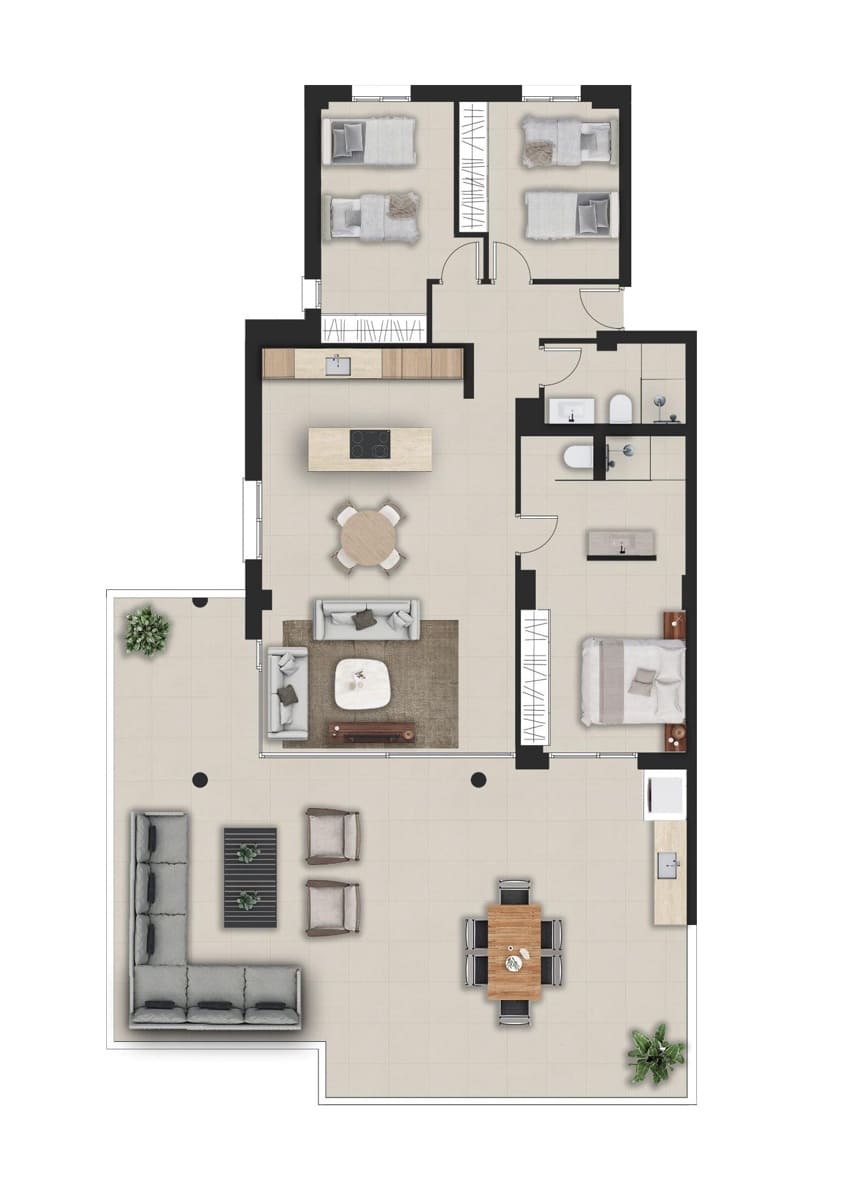 3 Zimmer Apartment zu verkaufen in La Sella mit Pool - 495.000 € (Ref: 9735698)