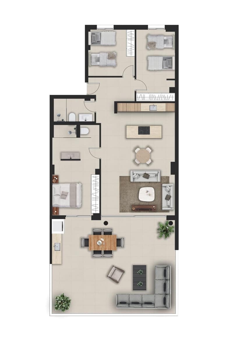 3 Zimmer Apartment zu verkaufen in La Sella mit Pool - 495.000 € (Ref: 9735698)