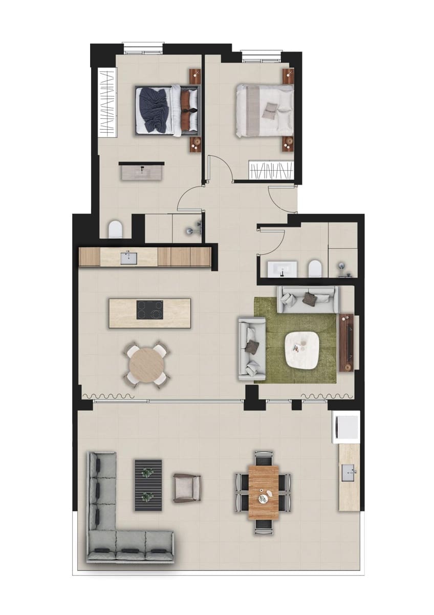 3 Zimmer Apartment zu verkaufen in La Sella mit Pool - 495.000 € (Ref: 9735698)