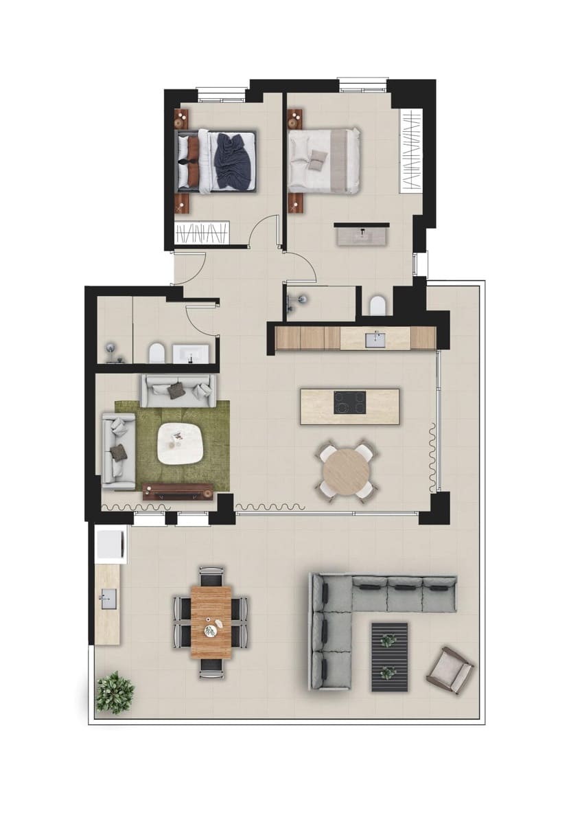 3 Zimmer Apartment zu verkaufen in La Sella mit Pool - 495.000 € (Ref: 9735698)