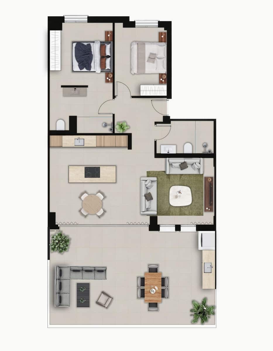 3 Zimmer Apartment zu verkaufen in La Sella mit Pool - 495.000 € (Ref: 9735698)