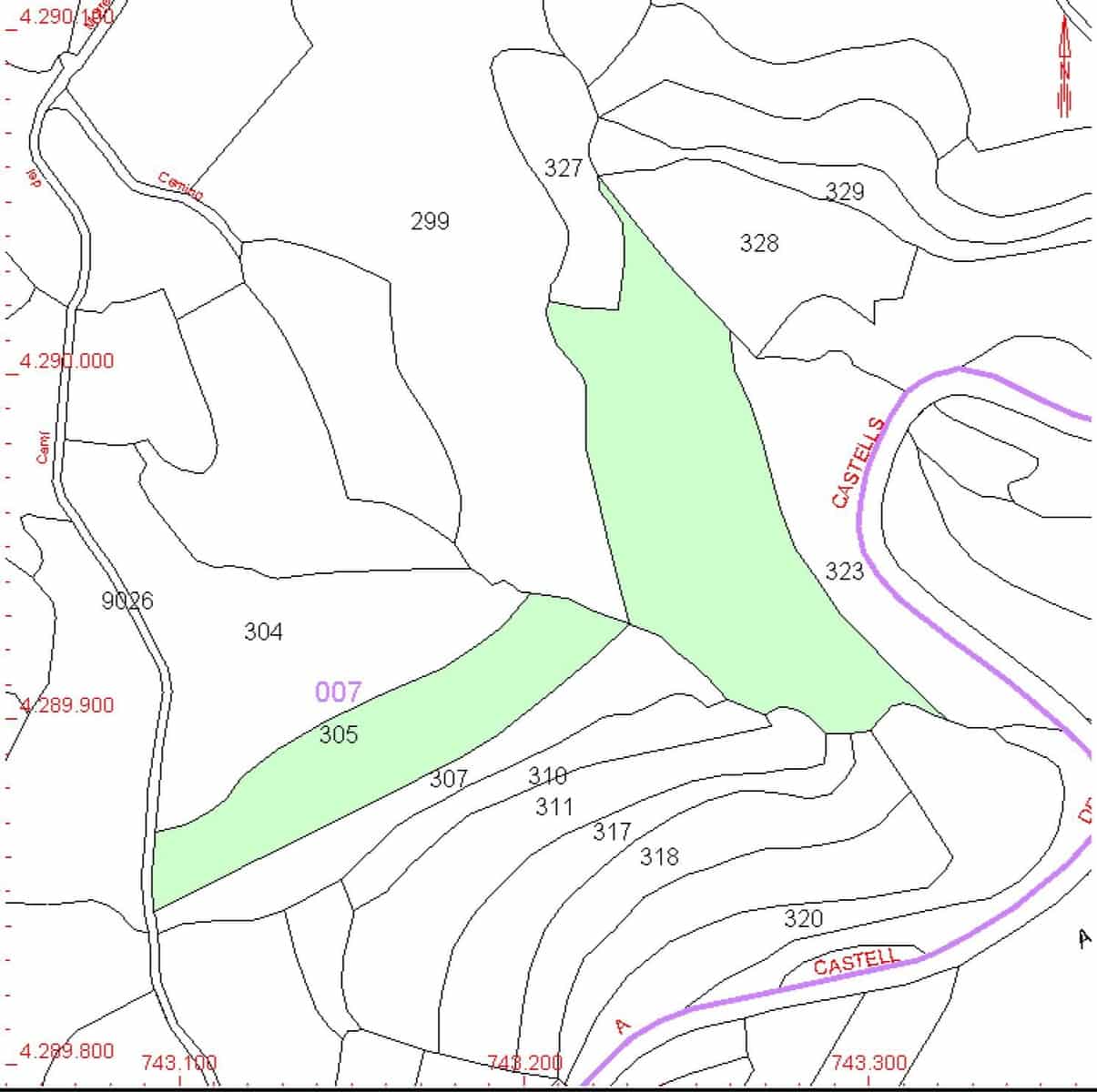 Terreno Não Urbanizado para venda em Castell de Castells - 87 000 € (Ref: 9804493)