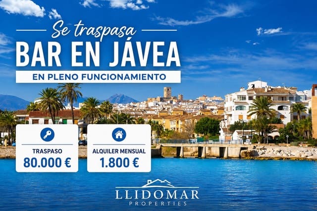 Restaurant/bar te koop in Centro ciudad, Javea / Xàbia - € 80.000 (Ref: 9938769)