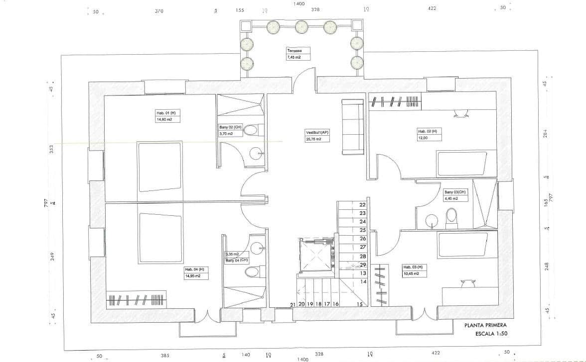8 sovrum Finca/Hus på landet till salu i Llinars del Valles med pool - 1 100 000 € (Ref: 9205194)