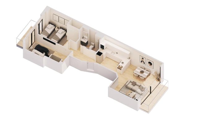 2 makuuhuone Asunto myytävänä paikassa Canet de Mar - 320 000 € (Ref: 9373998)