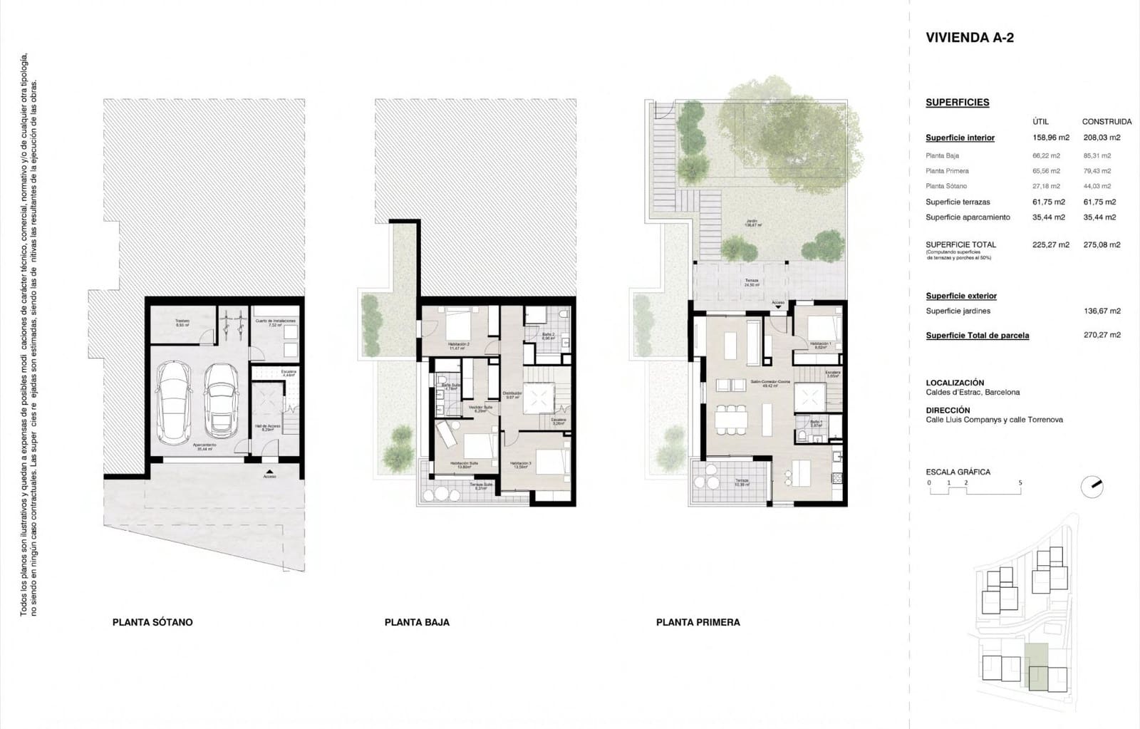 4 bedroom Semi-detached Villa for sale in Caldes d'Estrac with pool garage - € 987,770 (Ref: 9400931)