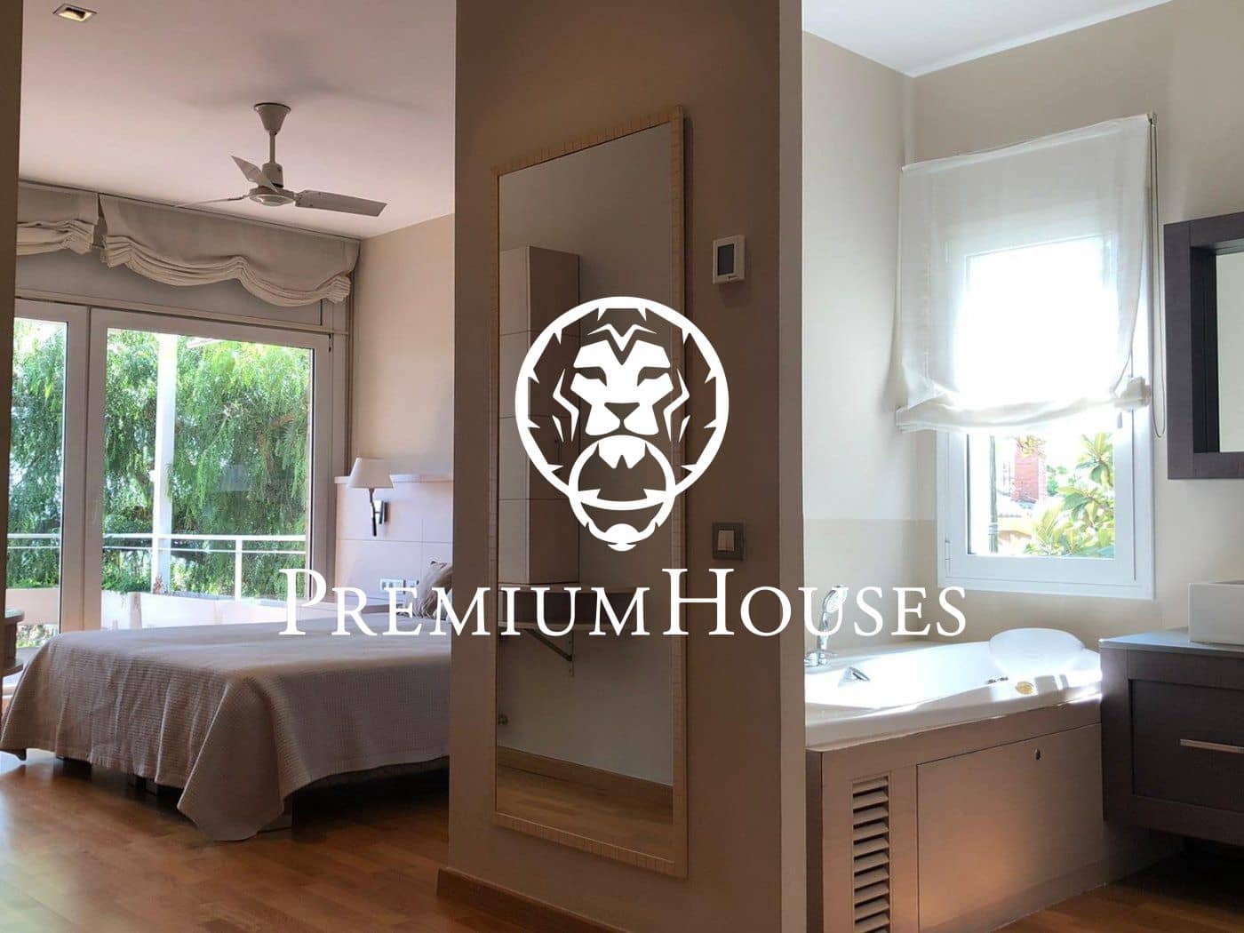 4 makuuhuone Huvila vuokrattavana paikassa Alella mukana uima-altaan - 4 000 € (Ref: 9648110)