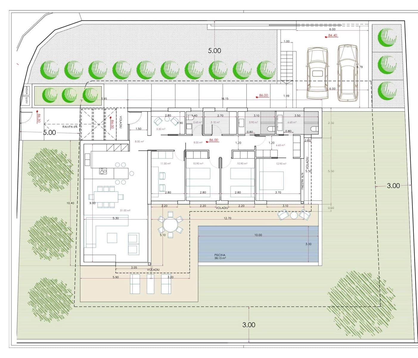 4 sypialnia Willa na sprzedaż w Sant Vicenc de Montalt z basenem garażem - 1 150 000 € (Ref: 9788391)