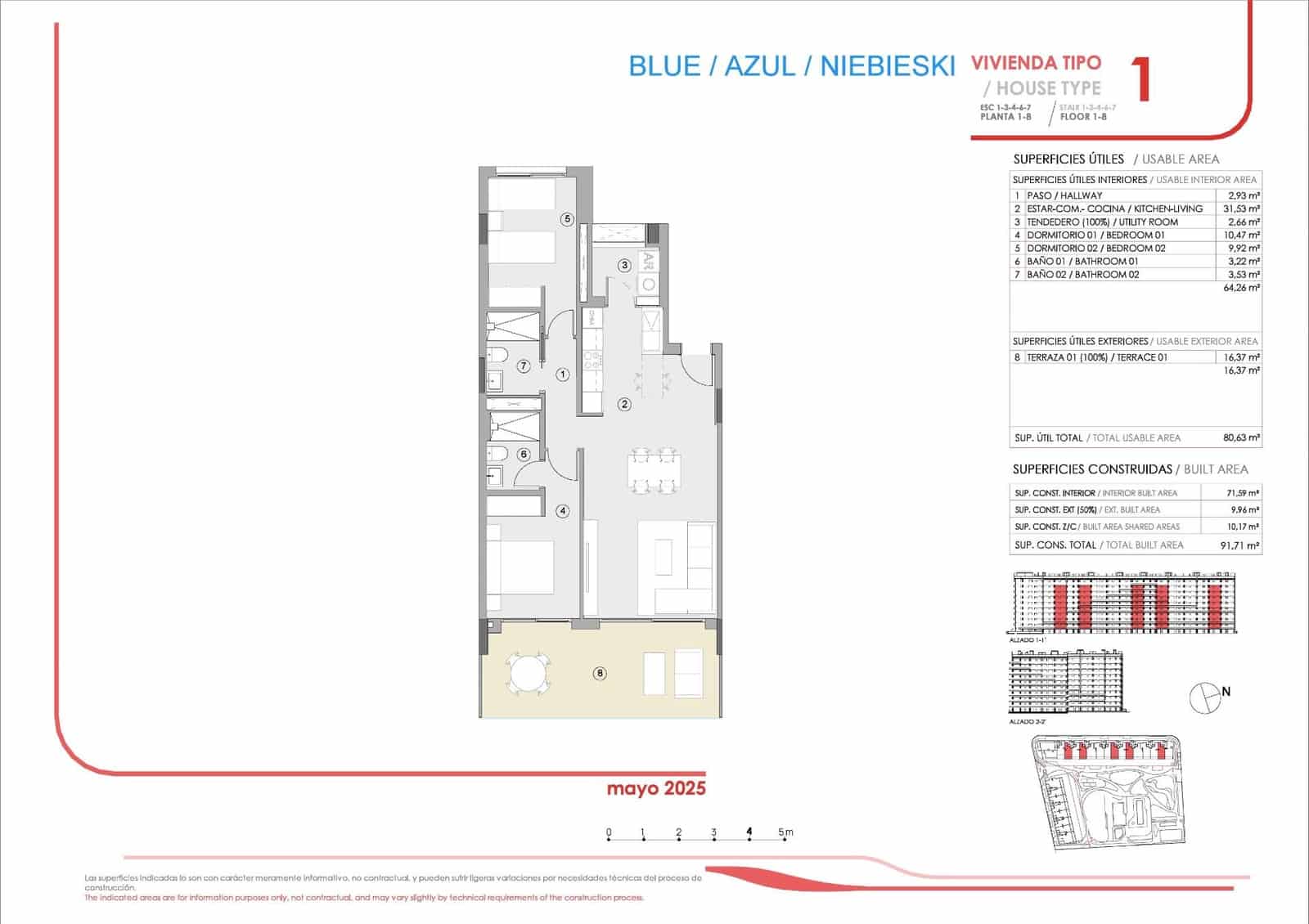 2 soveværelse Lejlighed til salg i Punta Prima med swimmingpool garage - € 299.000 (Ref: 9246935)