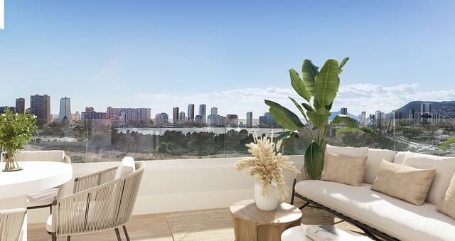 3 soveværelse Lejlighed til salg i Levante - Playa Fossa, Calpe / Calp med swimmingpool garage - € 407.000 (Ref: 9246956)