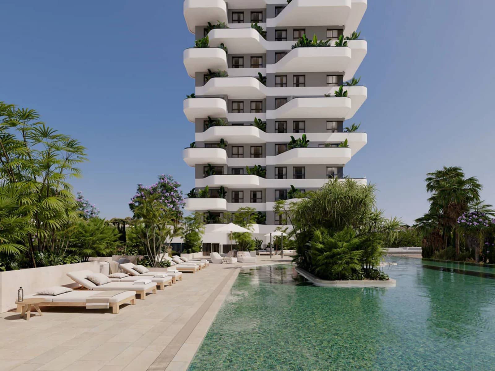 Apartamento de 3 habitaciones en Calpe / Calp en venta con piscina garaje - 455.000 € (Ref: 9246957)